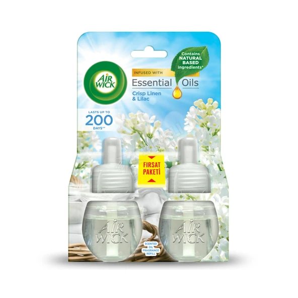 3 ADET Airwick Temizliğin Esintisi Elektrikli Oda Kokusu Yedek 2 X 19 Ml ürün görseli 1
