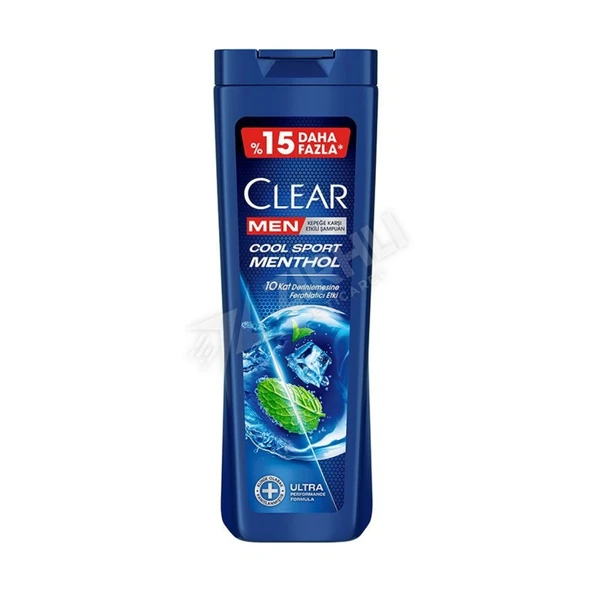 3 ADET Clear Men Cool Sport Şampuan 400 Ml ürün görseli 1