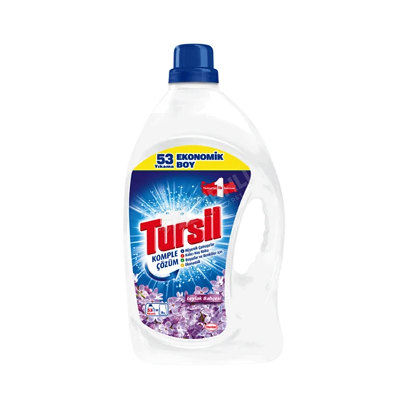 2 ADET Tursil Leylak Bahçesi Sıvı Deterjan 53 Yıkama 3.44 Lt ürün görseli 1