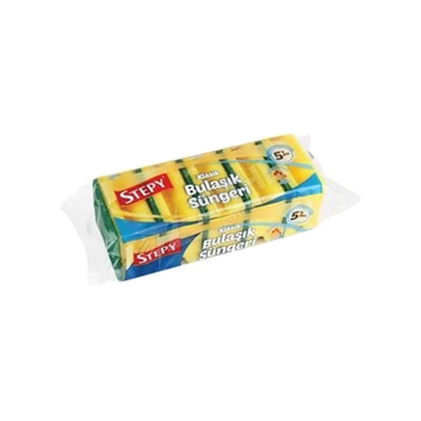 2 ADET Stepy Oluklu Sünger 5 Li ürün görseli 1