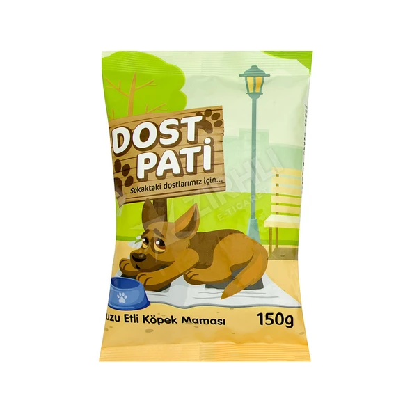 3 ADET Dost Pati Kuzulu Köpek Maması 150 Gr ürün görseli 1