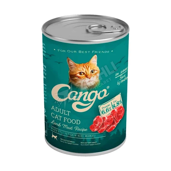 3 ADET Cango Yetişkin Yaş Kedi Maması Etli 415 Gr ürün görseli 1