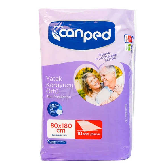 3 ADET Canped Yatak Örtüsü (80X180) 10'lu ürün görseli 1