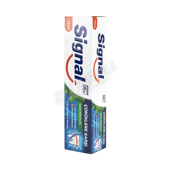 2 ADET Signal Diş Macunu Çürüklere Karşı Nane 100 Ml ürün görseli 1