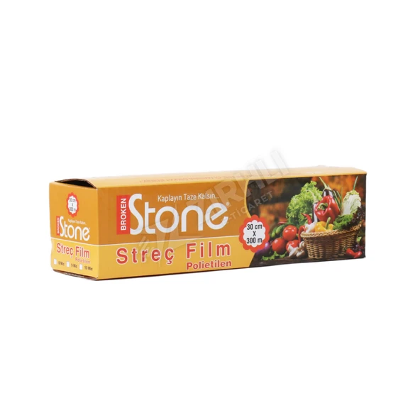 2 ADET Stone Streç Film Sarı Kutulu 30X300 Mt 8 Micron ürün görseli 1