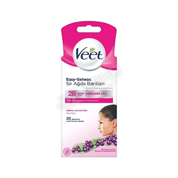 2 ADET Veet Yüz Ağda Bandı 20 Li ürün görseli 1
