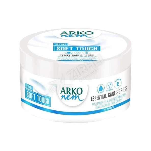 3 ADET Arko Nem Krem Temel Bakım Soft Touch 250 Ml ürün görseli 1