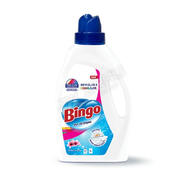 3 ADET Bingo Sıvı Deterjan Amber 1755 Ml ürün görseli 1