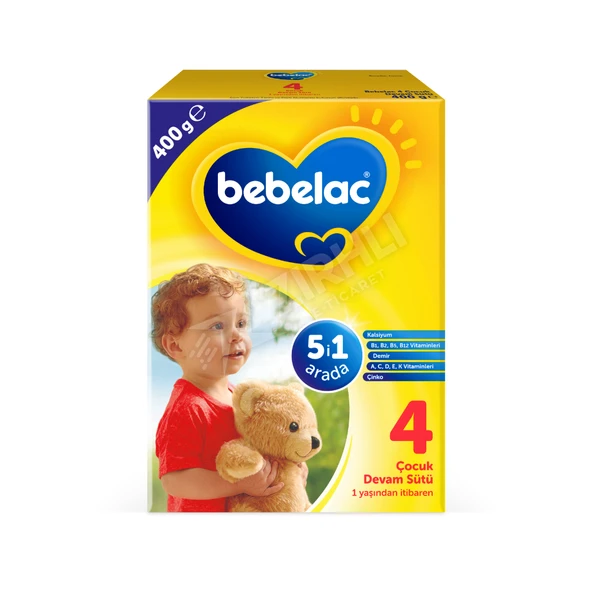 3 ADET Bebelac Çocuk Devam Sütü No:4 400 Gr ürün görseli 1