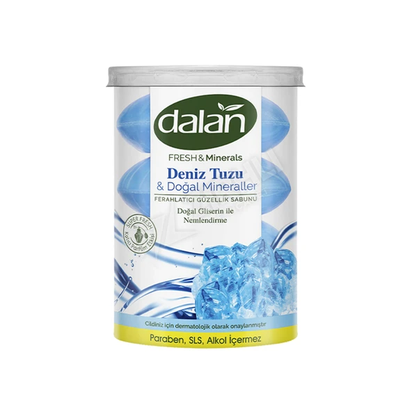 3 ADET Dalan Fresh & Minerals Deniz Tuzu Sabun (4 x 110 Gr ) 440 Gr ürün görseli 1
