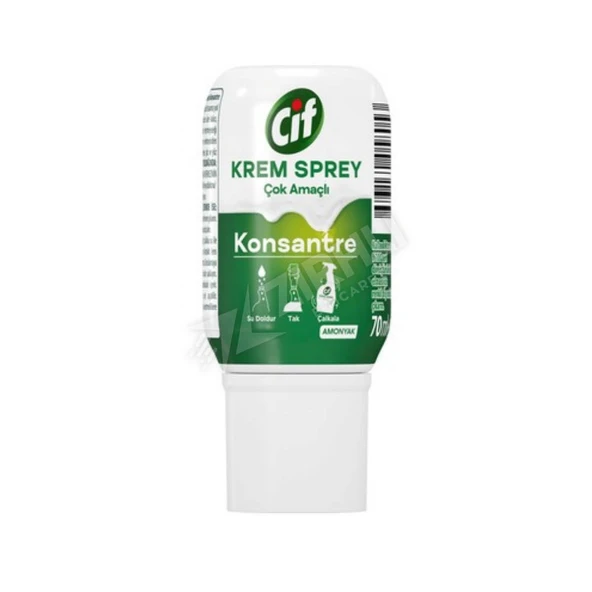 3 ADET Cif Krem Sprey Çok Amaçlı Konsantre 70 Ml Amonyak ürün görseli 1
