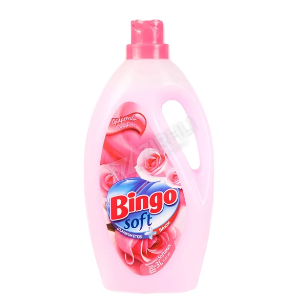 3 ADET Bingo Soft Yumuşatıcı Gülpembe 3 Lt ürün görseli 1
