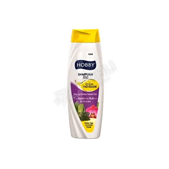 2 ADET Hobby Yağ Özlü Defne & Orkide Şampuan 500 Ml ürün görseli 1
