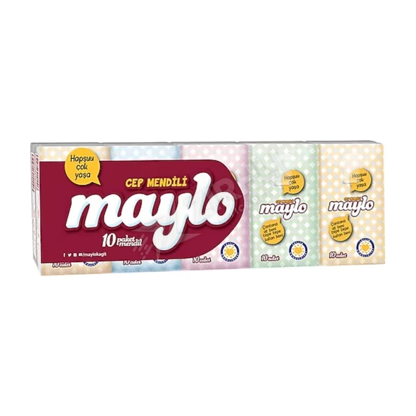 2 ADET Maylo Cep Mendili 10'lu ürün görseli 1