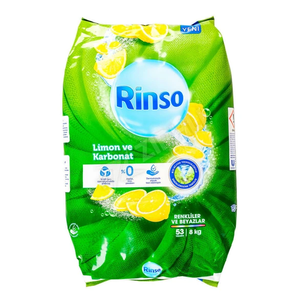 2 ADET Rinso Toz Limon Karbonat 8 Kg ürün görseli 1