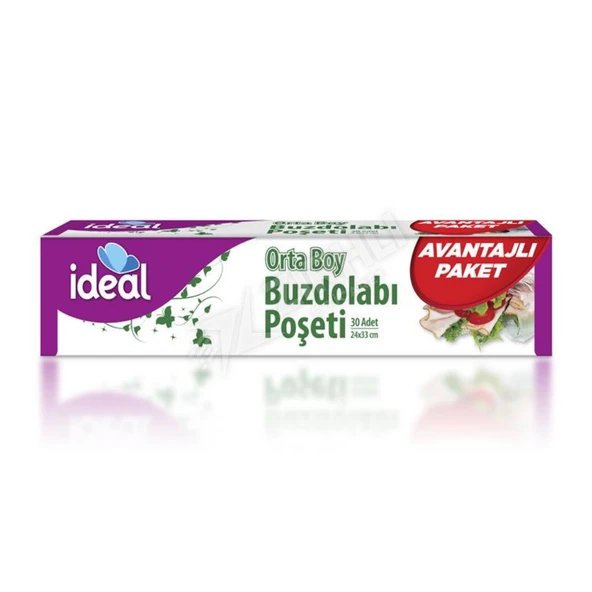 2 ADET İdeal Buzdolabı Poşeti Orta 30'lu ürün görseli 1