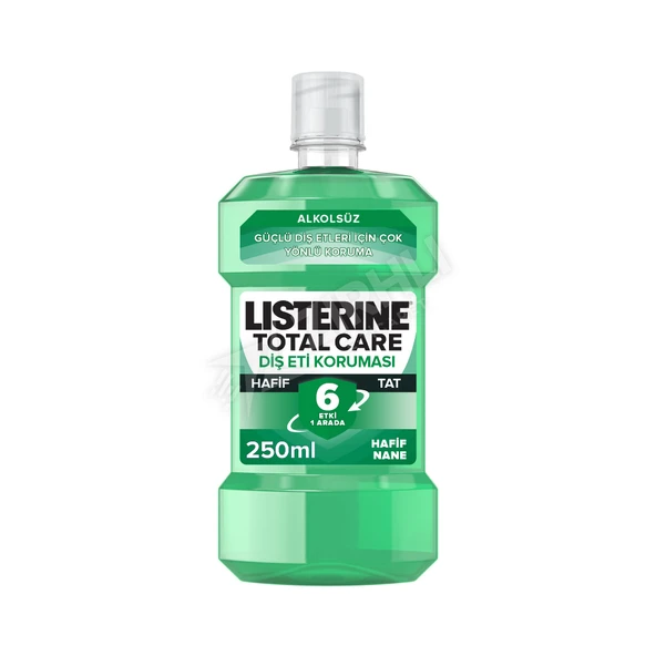 2 ADET Listerine Total Care Diş Eti Koruması Ağız Gargarası Alkolsüz 250 Ml ürün görseli 1