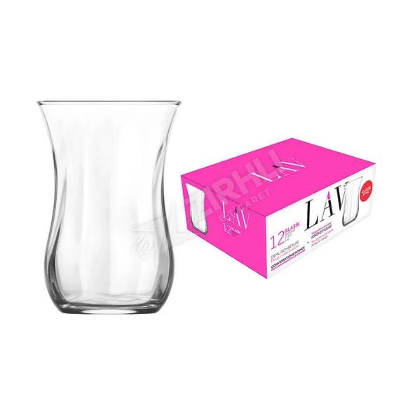 2 ADET Lav Çay Bardakları Optikli 12'Li Lv-30020 Opth ürün görseli 1