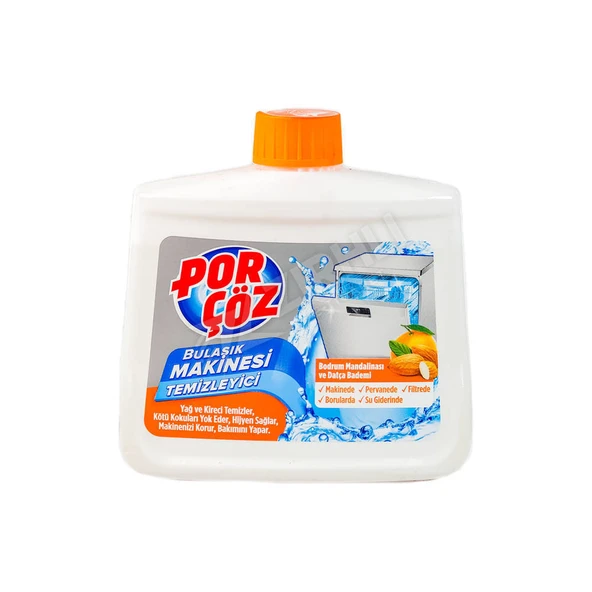 2 ADET Porçöz Bulaşık Makinesi Temizleyici 250 Ml Bodrum Mandalina  Datça Bademi ürün görseli 1