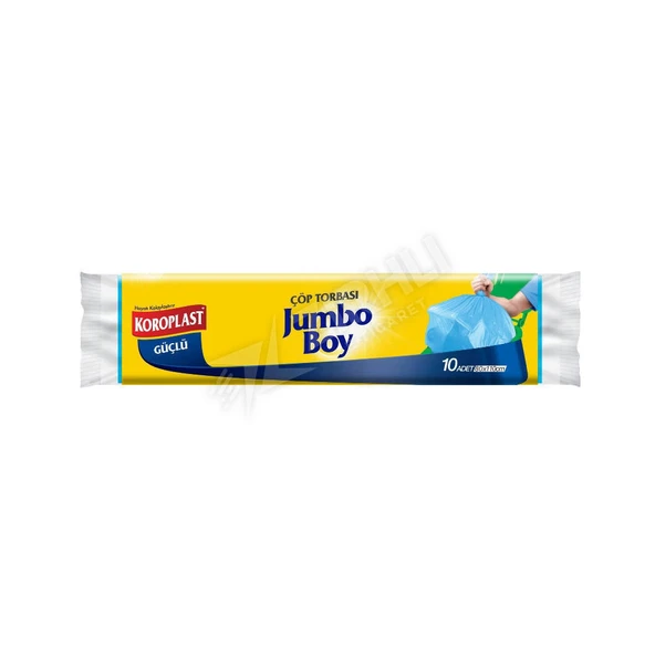 2 ADET Koroplast Çöp Torbası Güçlü Jumbo Boy 10 Lu ürün görseli 1