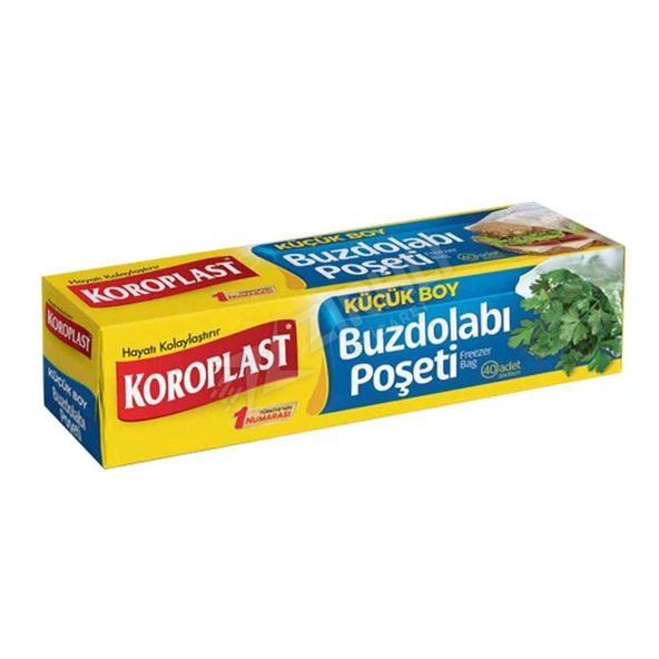 2 ADET Koroplast Buzdolabı Poşeti Küçük Boy 40'lı ürün görseli 1