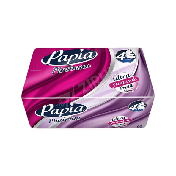 2 ADET Papia Platinum Çek-Al Mendil 125'Li ürün görseli 1