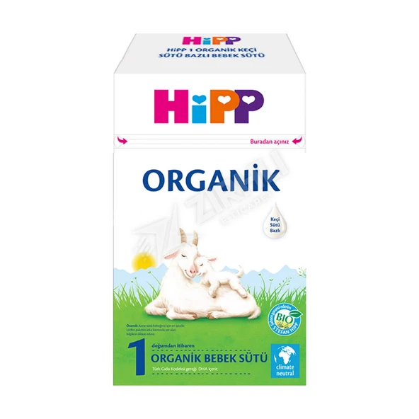 2 ADET Hipp 1 Organik Keçi Sütü Bazlı Bebek Sütü 400 Gr ürün görseli 1