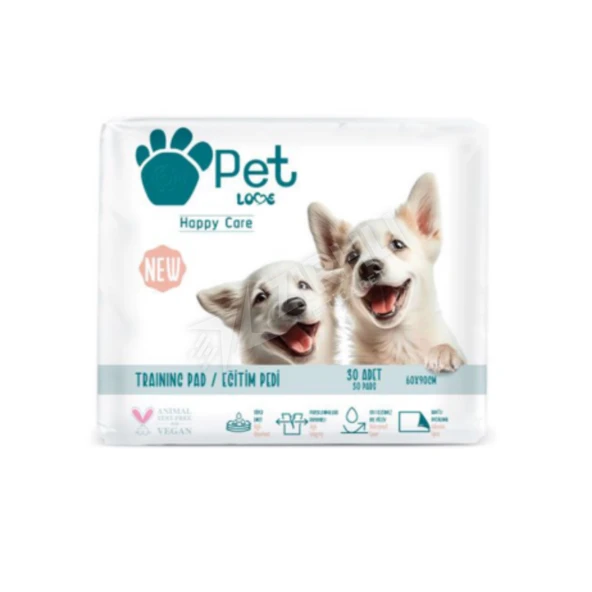 2 ADET Petlove Evcil Tuvalet Eğitim Pedi ürün görseli 1