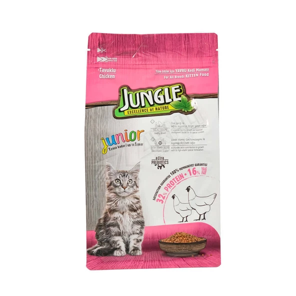 2 ADET Jungle Yavru Kedi Maması Tavuklu 500 Gr ürün görseli 1