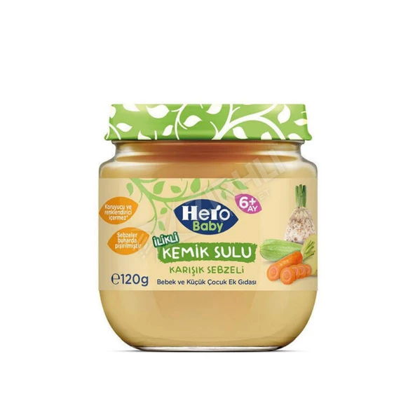 2 ADET Hero Baby Gourmet Karışık Sebzeli 120 Gr ürün görseli 1