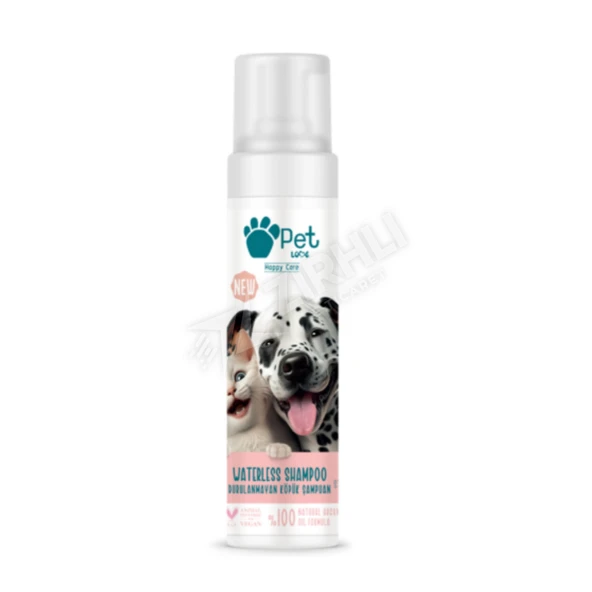 2 ADET Petlove Köpük  Şampuan Çilek 225 Ml ürün görseli 1