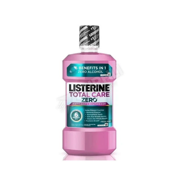 2 ADET Listerine Ağız Gargarası 500 Ml Total Care Zero ürün görseli 1