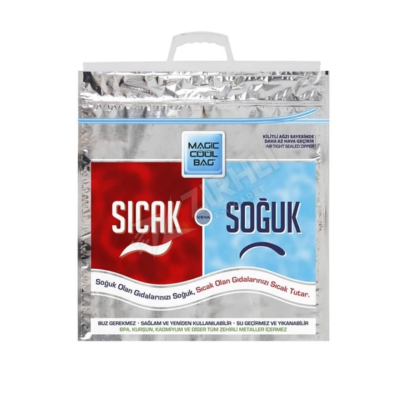 2 ADET Magic Cool Bag Sıcak Soğuk Gıda Torbası 43X47 Cm ürün görseli 1