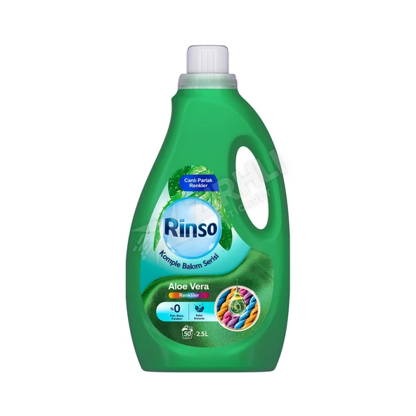 2 ADET Rinso Aloe Vera Sıvı Deterjan 2500 Ml ürün görseli 1