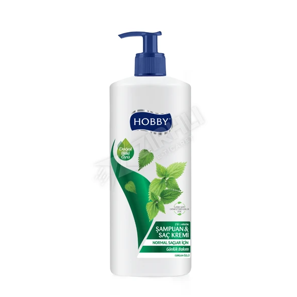 2 ADET Hobby Normal Saçlar İçin Şampuan Isırgan Özlü 1000 Ml ürün görseli 1