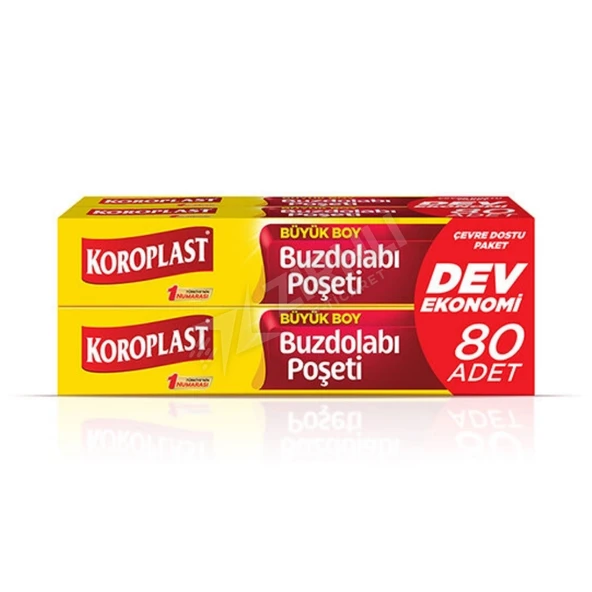 2 ADET Koroplast Buzdolabı Poşeti Büyük Dev Ekonomi 80 li ürün görseli 1