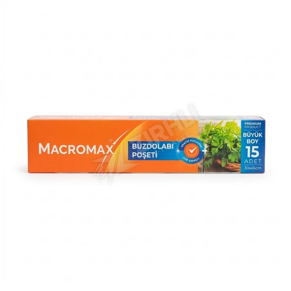 2 ADET Macromax Buzdolabı Poşeti Büyük Boy 15 Adet ürün görseli 1