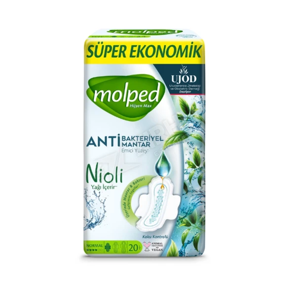 2 ADET Molped Süper Eko Max Normal Hijyenik Ped 20'li ürün görseli 1