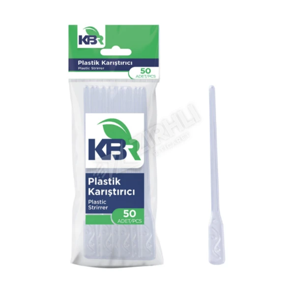 2 ADET Kbr Plastik Karıştırıcı 50'li ürün görseli 1