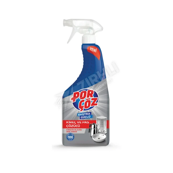 2 ADET Porçöz Pas Ve Kireç Çözücü 750 Ml Sprey ürün görseli 1
