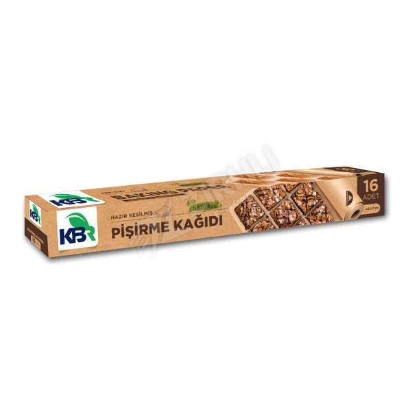 2 ADET Kbr Natürel Pişirme Kağıdı Kesilmiş 16 Yaprak 42X37 Cm ürün görseli 1