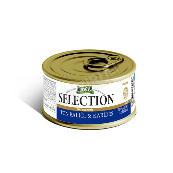 2 ADET Jungle Selection Ton Balığı & Karidesli Yaş Kedi Maması 70 Gr ürün görseli 1