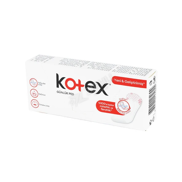 2 ADET Kotex İnce Günlük Ped Parfümsüz 190 Gr ürün görseli 1