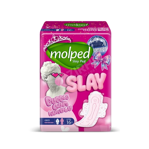 2 ADET Molped Süper Eko Gece Slay Ped 16'lı ürün görseli 1