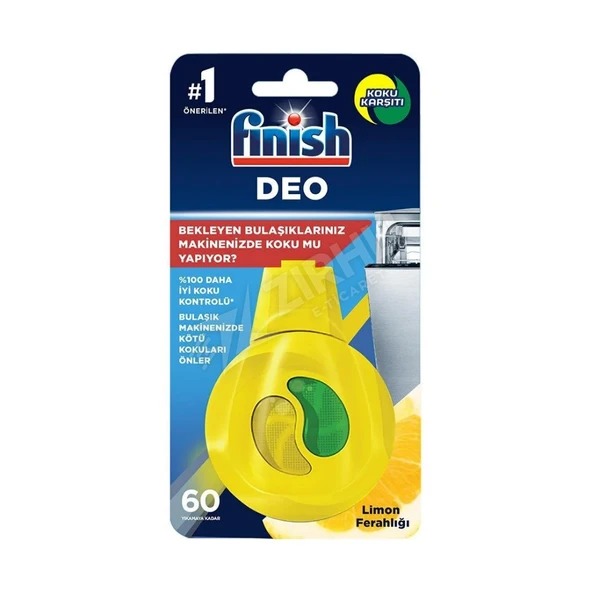 2 ADET Finish Deo Tekli 60 Yk. Limon Ferahlığı ürün görseli 1
