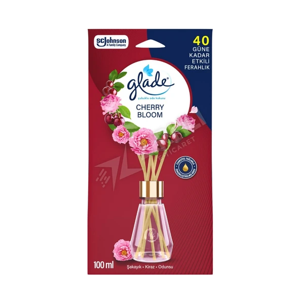 2 ADET Glade Çubuklu Oda Kokusu Cherry Bloom ürün görseli 1