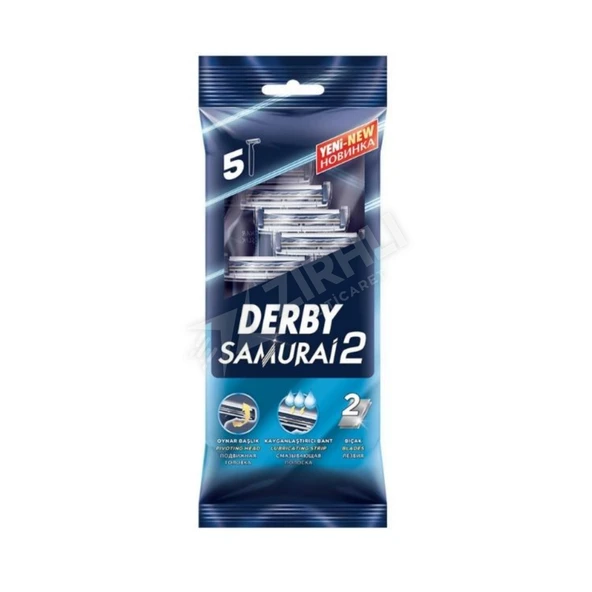 2 ADET Derby Samurai 2 Bıçaklı 5'li Poşet Klasik ürün görseli 1
