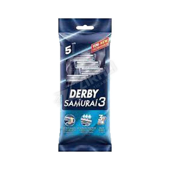 2 ADET Derby Üç Bıçaklı 5 Li Poşet ürün görseli 1
