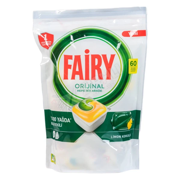 2 ADET Fairy Tablet H1a Limon 60 Li ürün görseli 1