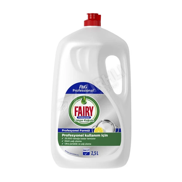 2 ADET Fairy Profesyonel Sıvı Bulaşık Deterjanı 2500 Ml ürün görseli 1